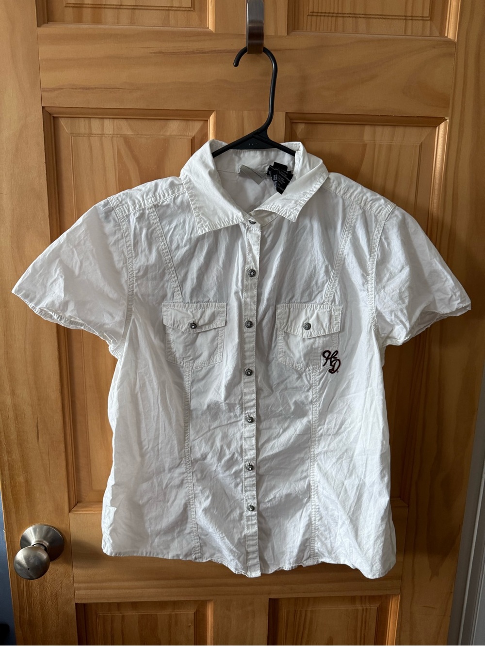 Women’s Harley-Davidson Button Up T-Shirt Size Medium